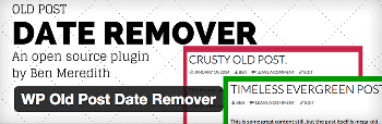 Old Post Date Remover wp plugin